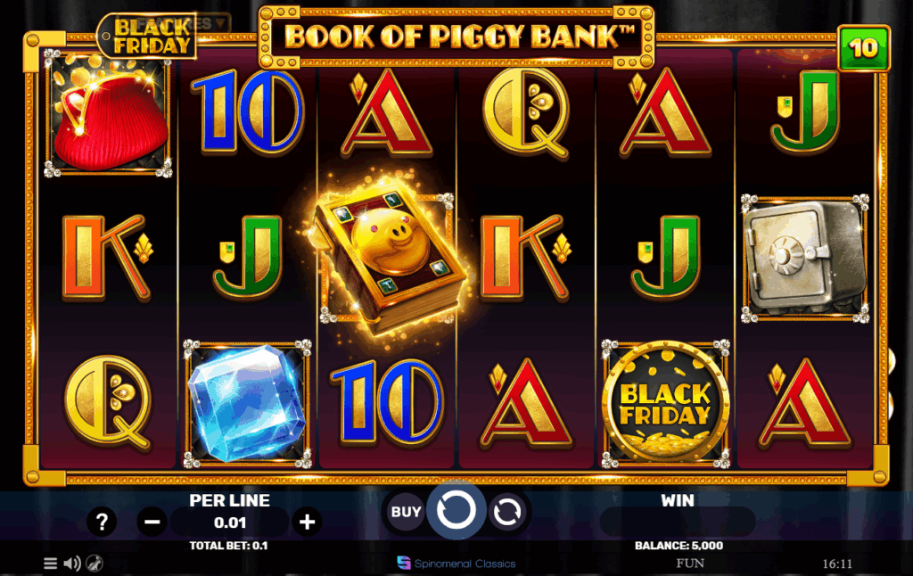 pacanele de black friday: Book Of Piggy Bank