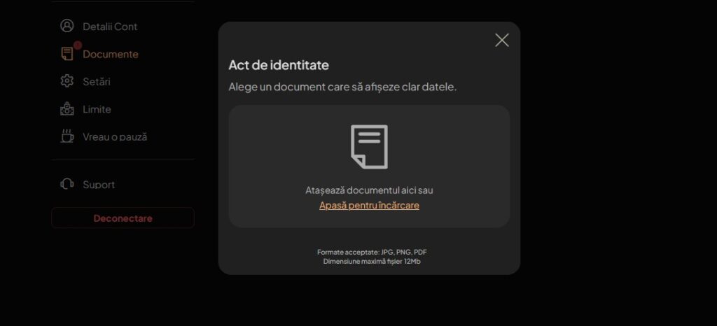 inregistrare cont pacanele.ro