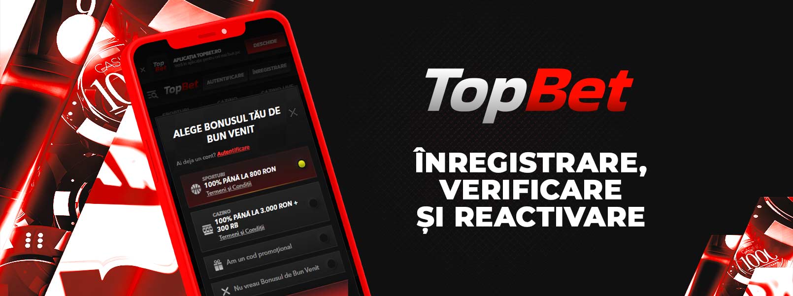 inregistrare si reactivare cont topbet