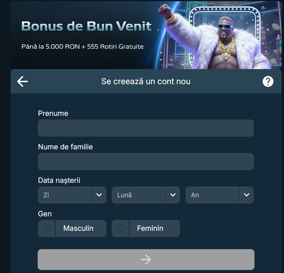 formular inregistrare ultrabet
