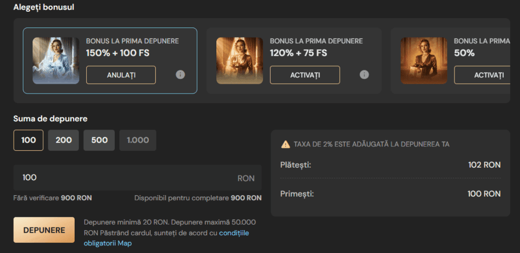 bilion bonus prima depunere la alegere