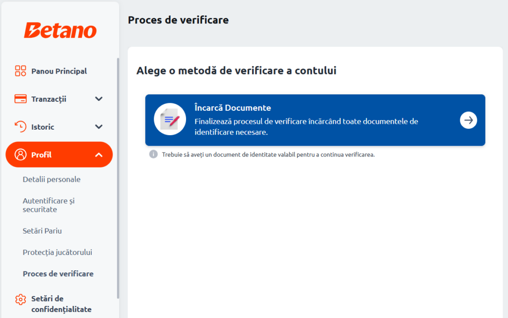 cum activezi la betano bonus la verificare