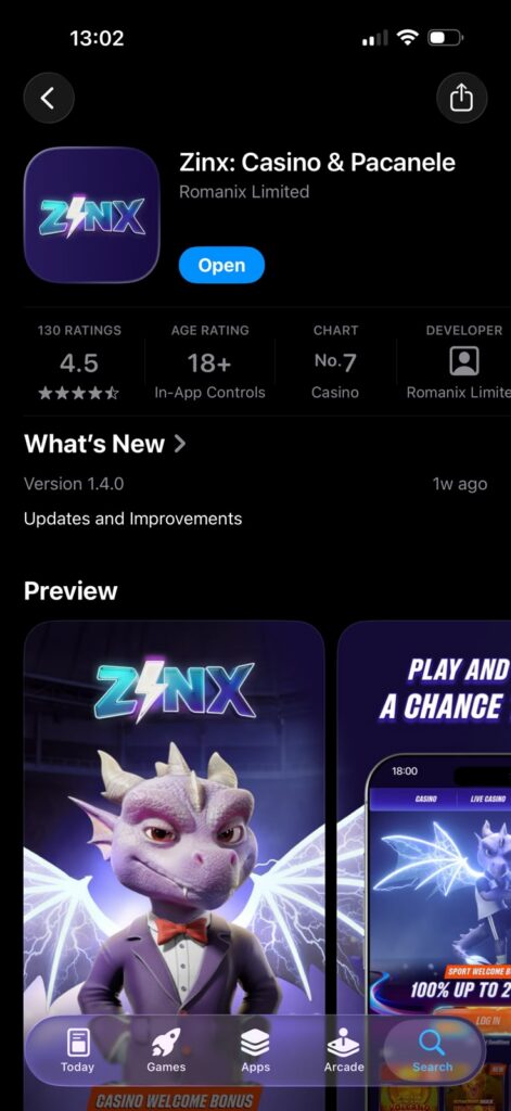 zinx-casino-intalare-471x1024 Instalarea aplicației Zinx