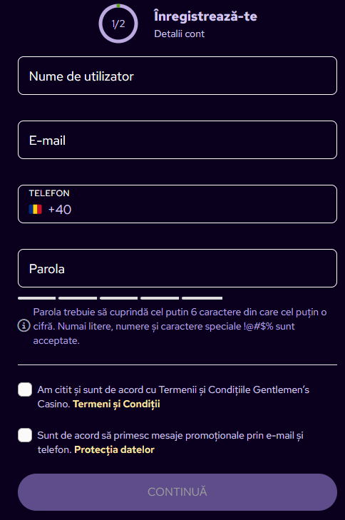 gentlemens-casino-inregistrare Cum te înregistrezi la Gentlemen's Casino